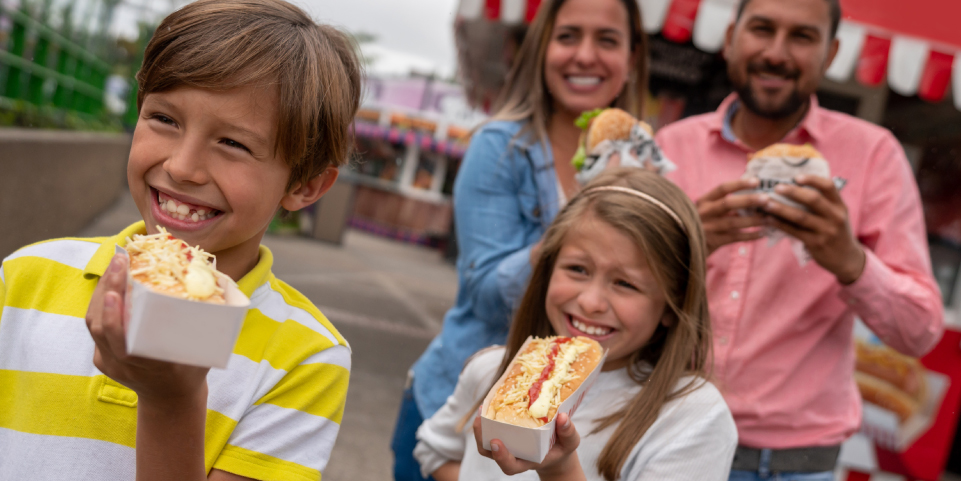 Festival Family Eating