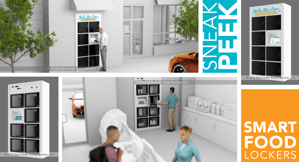 sneak peak of Apex Smart Food Locker